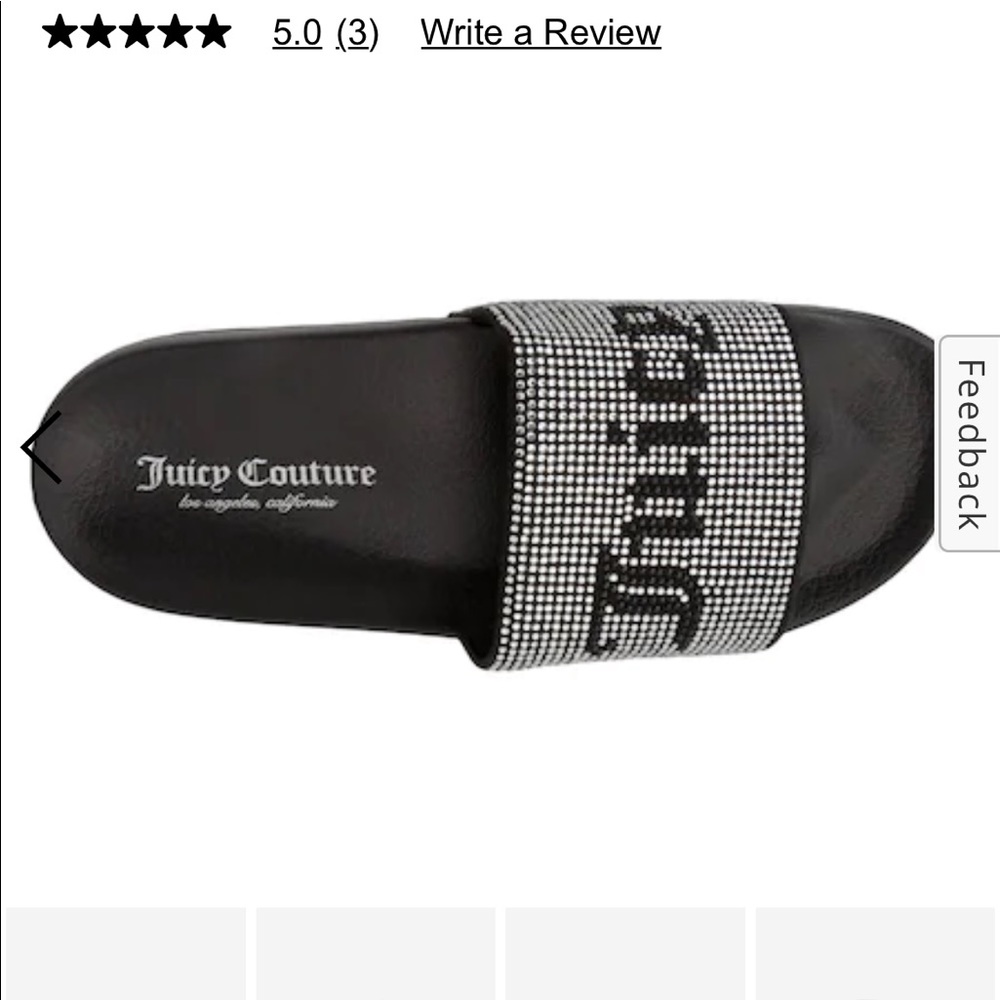 Juicy Couture Wander Slide Sandal (size 7/8)